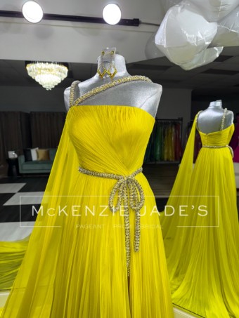 Sherri Hill Style #29885 #2 Yellow thumbnail