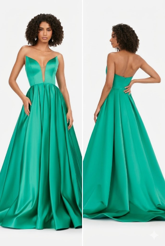 Ashley Lauren Sale Style #11250 #6 Emerald thumbnail