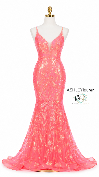 Ashley Lauren Sale Style #11444 #3 Neon Coral thumbnail