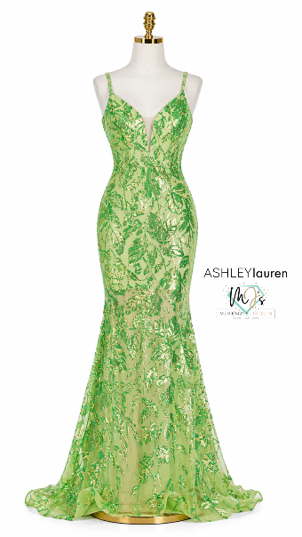 Ashley Lauren Sale Style #11444 #0 default Neon Green thumbnail