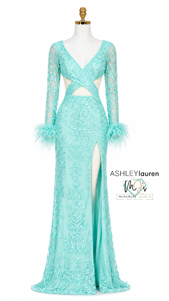 Ashley Lauren Sale Style #11364 #0 default Aqua thumbnail