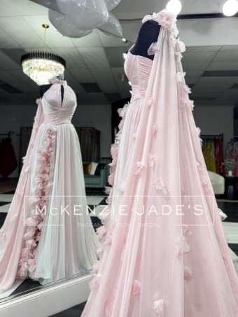Jovani Style #S44955A #2 Off White/Blush thumbnail