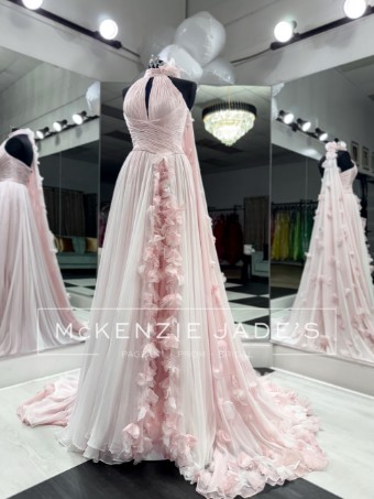 Jovani Style #S44955A #0 default Off White/Blush thumbnail