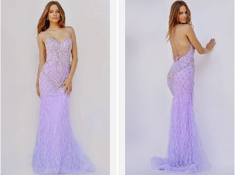 Jovani Style #08550-DNT #0 Lilac thumbnail