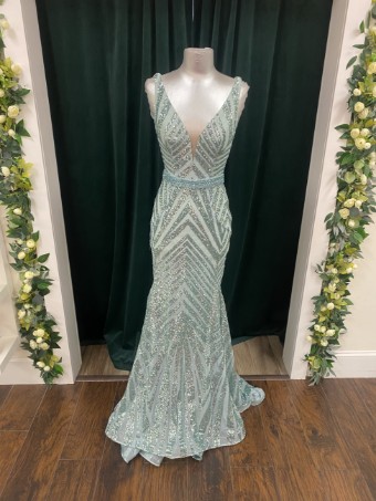 Jovani Sale Style #03570-DNT #0 default Light Mint thumbnail