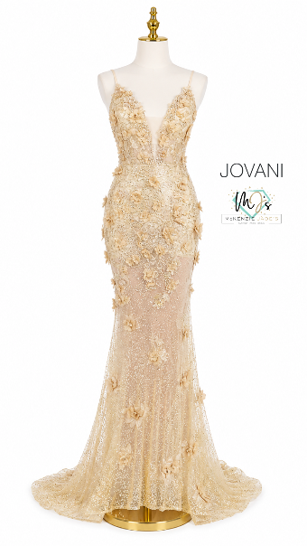 Jovani Sale Style #06648-DNT #0 default Champagne thumbnail