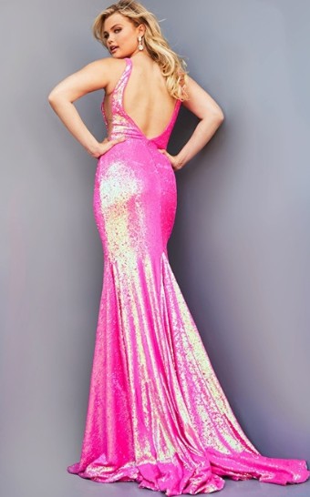 Jovani Sale Style #09113-DNT #1 default Iridescent Fuchsia thumbnail