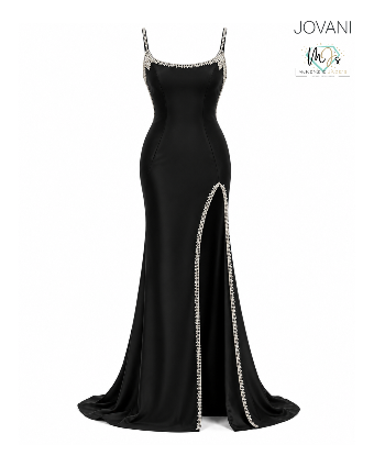 Jovani Sale Style #09116-DNT #1 Black thumbnail