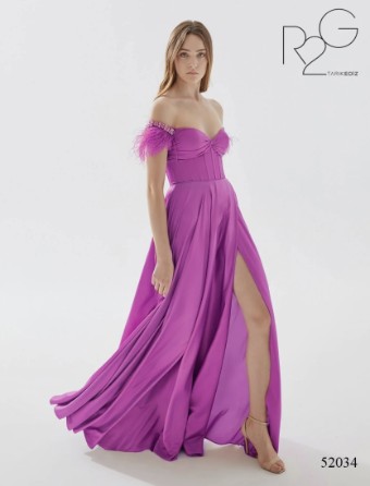 Tarik Ediz Sale Style #52034-DNT #0 default Fuchsia thumbnail