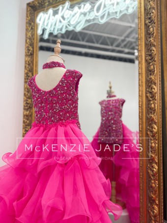 Sherri Hill Style #K57198 #4 Bright Pink thumbnail