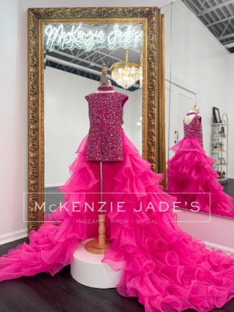 Sherri Hill Style #K57198 #5 Bright Pink thumbnail