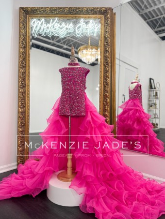 Sherri Hill Style #K57198 #0 default Bright Pink thumbnail