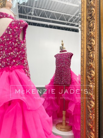 Sherri Hill Style #K57198 #6 default Bright Pink thumbnail