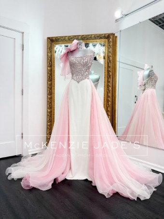 Sherri Hill Style #46241 #4 White/Blush thumbnail