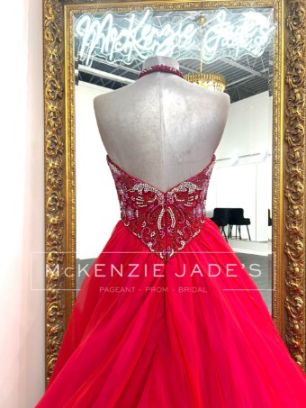 Sherri Hill Style #67087 #3 default red/bright fuchsia/ab thumbnail