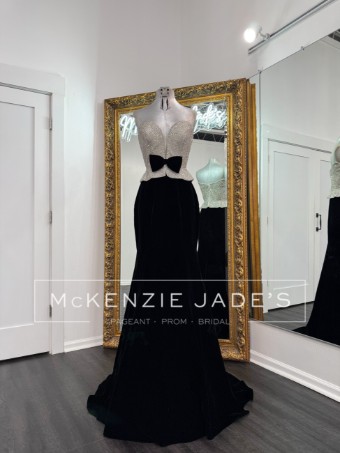 Sherri Hill Style #46334 #2 White/Black thumbnail