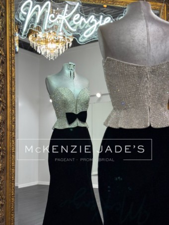 Sherri Hill Style #46334 #3 White/Black thumbnail