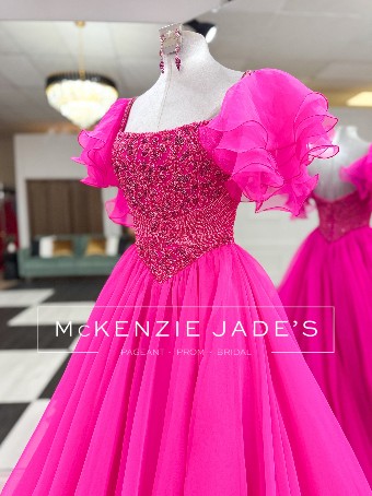 Sherri Hill Style #V562 #5 Bright Pink thumbnail