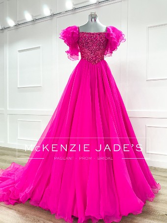 Sherri Hill Style #V562 #0 default Bright Pink thumbnail