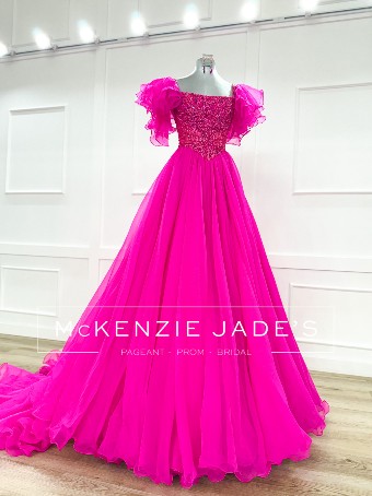 Sherri Hill Style #V562 #7 Bright Pink thumbnail