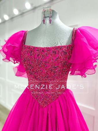 Sherri Hill Style #V562 #1 Bright Pink thumbnail