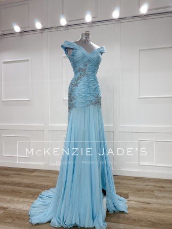 Sherri Hill Style #44927 #2 Light Blue thumbnail