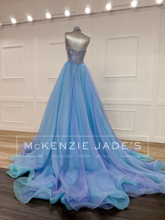 Sherri Hill Style #46290 #5 Periwinkle/Aqua thumbnail