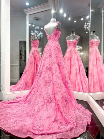 Ashley Lauren Style #020783 #1 Candy Pink thumbnail