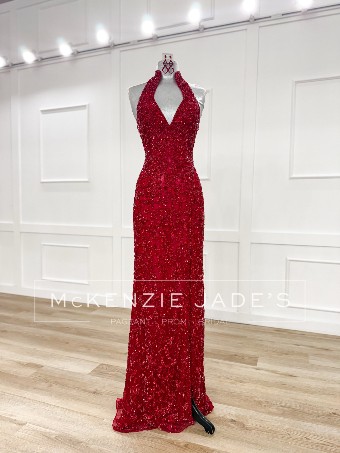 Sherri Hill Style #67089 #12 Red thumbnail