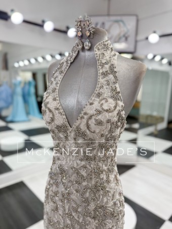 Sherri Hill Style #67089 #4 Ivory/Silver/Ab thumbnail