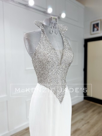 Sherri Hill Style #46328 #4 Ivory/Silver thumbnail