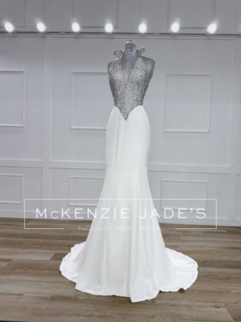 Sherri Hill Style #46328 #6 Ivory/Silver thumbnail