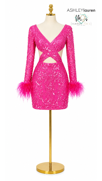 Ashley Lauren Sale Style #4653 #0 default Hot Pink thumbnail