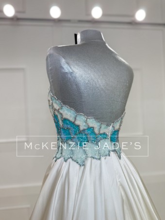 Jovani Style #S47342 #3 Off White/Blue thumbnail