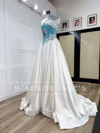 Jovani Style #S47342 #7 default Off White/Blue thumbnail