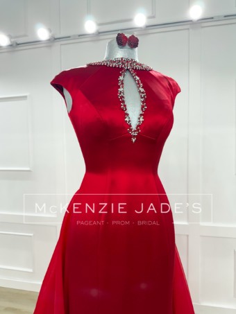 Sherri Hill Style #46320 #1 Red thumbnail