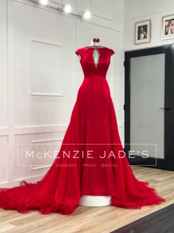 Sherri Hill Style #46320 #4 Red thumbnail