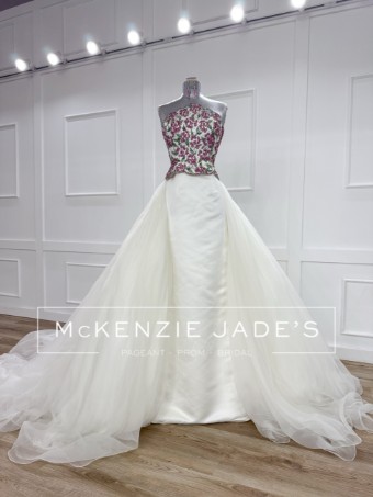 Sherri Hill Style #46466 #5 Ivory/Pink thumbnail