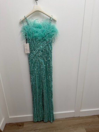 Ashley Lauren Sale Style #8235 #3 Aqua thumbnail