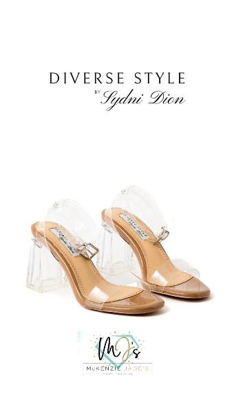 Diverse Style Style #Reina Heel #3 Clear/Oatmeal thumbnail
