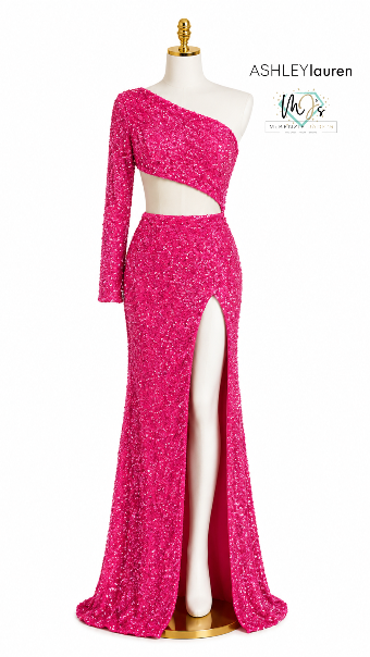 Ashley Lauren Sale Style #11340 #1 Hot Pink thumbnail