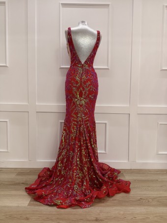 Jovani Sale Style #22811 #1 default Iridescent Red thumbnail