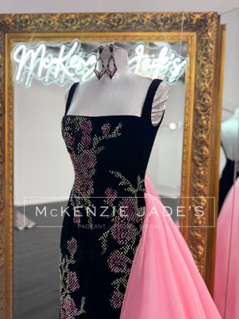 Sherri Hill Style #30692 #5 default Black/Pink thumbnail