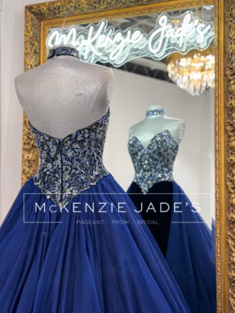 Sherri Hill Style #30812 #3 Navy thumbnail