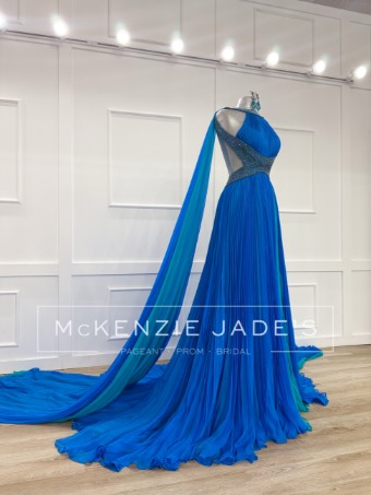 Sherri Hill Style #34880 #6 Turquoise/Peacock thumbnail