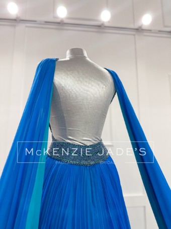 Sherri Hill Style #34880 #5 Turquoise/Peacock thumbnail