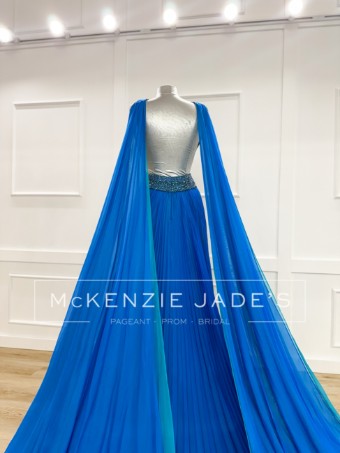 Sherri Hill Style #34880 #2 Turquoise/Peacock thumbnail