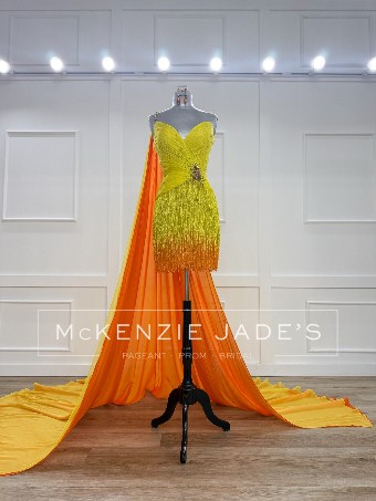 Sherri Hill Style #46463 #0 default Yellow/Orange thumbnail