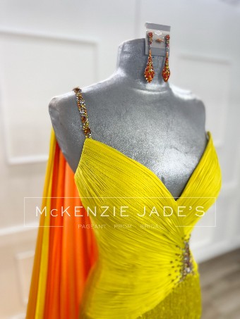 Sherri Hill Style #46463 #5 default Yellow/Orange thumbnail