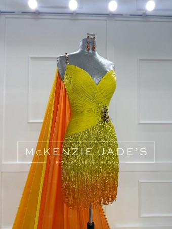 Sherri Hill Style #46463 #4 Yellow/Orange thumbnail